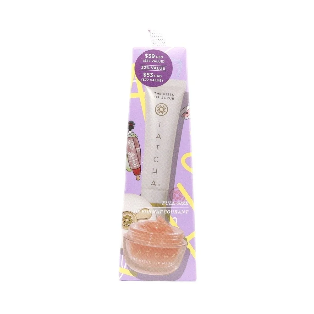 Tatcha - Gimme a Kissu Set - Kissu Lip Scrub & Kissu Lip Mask - Full-Sizes